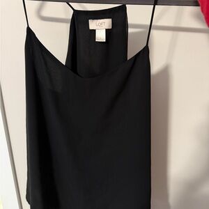 LOFT Elegant Black Camisole Top